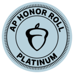 AP Honor Roll Platinum award.