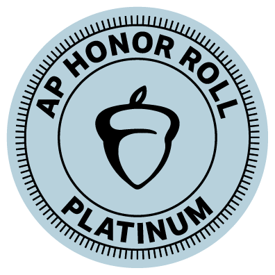 AP Honor Roll Platinum award.